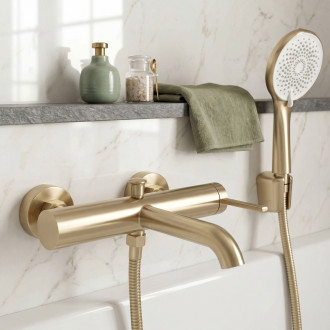 Koupelnová baterie REA Rivo Brush Gold