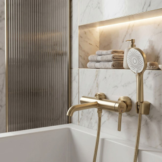 Koupelnová baterie REA Rivo Brush Gold