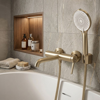 Koupelnová baterie REA Rivo Brush Gold