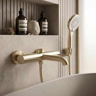 Koupelnová baterie REA Rivo Brush Gold