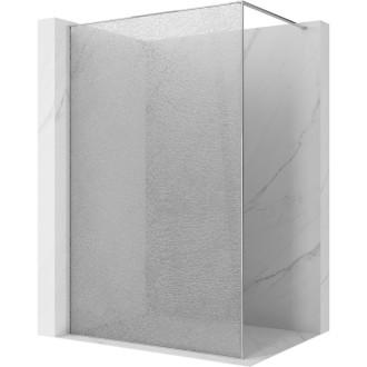 Mexen Kioto Sprchová zástěna 90 x 200 cm, praskaná průhledná 12 mm, chrom - 800-090-101-01-04-X