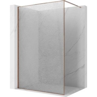 Mexen Kioto Sprchová zástěna 110 x 200 cm, praskající průhledná 12 mm, růžové zlato - 800-110-101-60-04-X