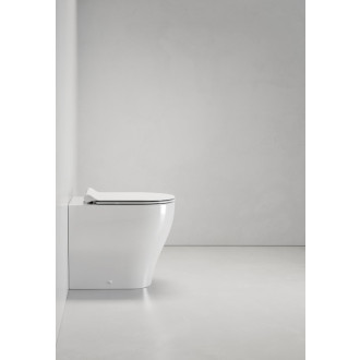 TONO WC mísa stojící, Geniusflush, 36x53cm, spodní/zadní odpad, bílá ExtraGlaze