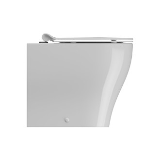 TONO WC mísa stojící, Geniusflush, 36x53cm, spodní/zadní odpad, bílá ExtraGlaze