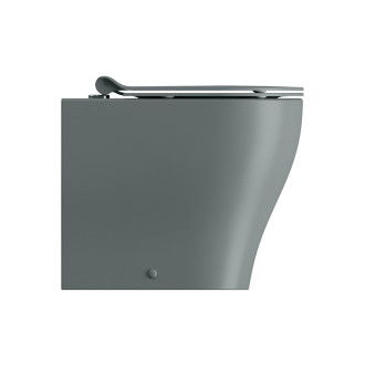TONO WC mísa stojící, Geniusflush, 36x55cm, spodní/zadní odpad, agave dual-mat