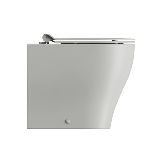 TONO WC mísa stojící, Geniusflush, 36x53cm, spodní/zadní odpad, cenere dual-mat