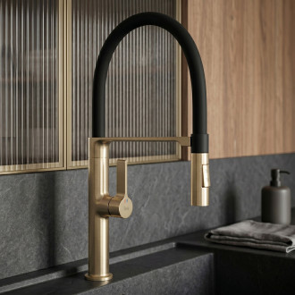 Kuchyňská baterie REA Lago Brush Gold