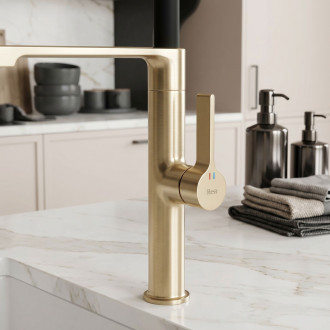 Kuchyňská baterie REA Lago Brush Gold