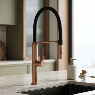 Kuchyňská baterie REA Lago Brush Copper