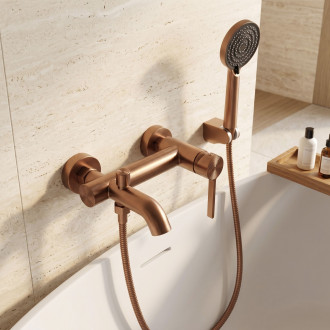 Vanová baterie Rea Foster Brush Copper