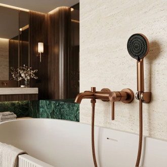 Vanová baterie Rea Foster Brush Copper
