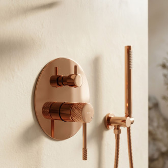 Podomítková sprchová sada Rea Venti Copper + BOX