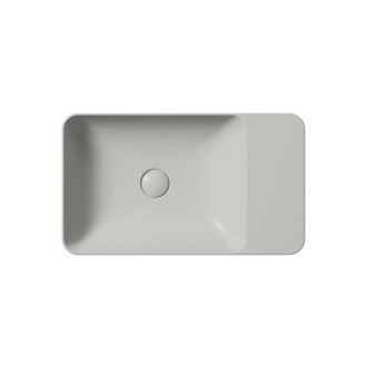 MODO keramické umyvadlo na desku 60x35cm, bez otvoru, cenere mat