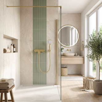 Sprchová baterie REA DROP Brush Gold