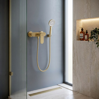 Sprchová baterie REA DROP Brush Gold