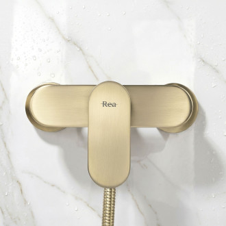 Sprchová baterie REA DROP Brush Gold