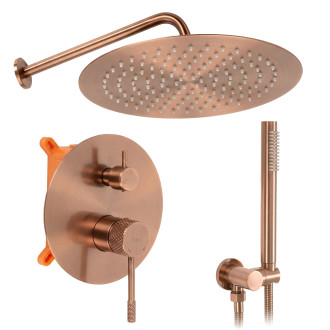 Podomítková sprchová sada Rea Venti Brush Copper + BOX