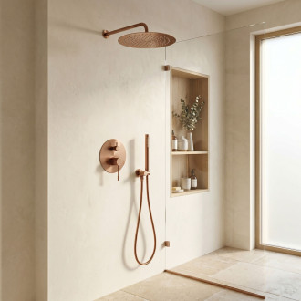 Podomítková sprchová sada Rea Venti Brush Copper + BOX