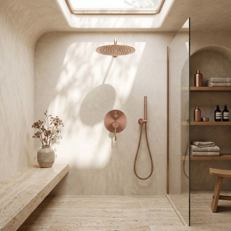 Podomítková sprchová sada Rea Venti Brush Copper + BOX