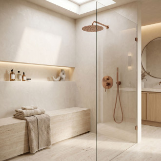 Podomítková sprchová sada Rea Venti Brush Copper + BOX