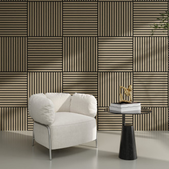Akustický panel SAT walnut 60x60 cm SATAKUPANWAT60
