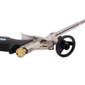 Pistole XTLINE kovová teflonová na PU pěny s kovovou regulací 330 mm XT0193