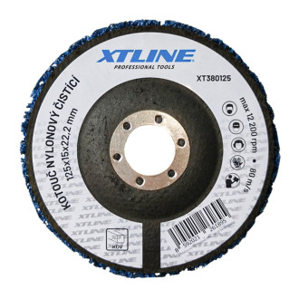 Kotouč XTLINE nylonový čistící 125x22,2x15 mm XT380125