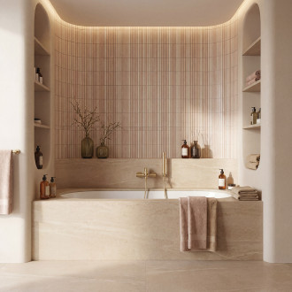 Cone - wall-mounted bath mixer with shower set, champagne gold