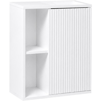 CERANO - Umyvadlová skříňka pro WC Sofia - bílá matná - 49,5x62x25 cm