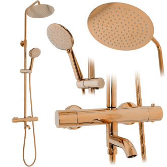 Rea Sprchový set s termostatem REA LUNGO Copper REA-P7997