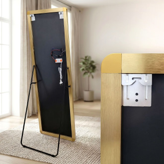 Zrcadlo LED Classico 50x160cm Brush Gold