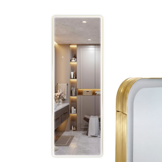 Zrcadlo LED Classico 50x160cm Brush Gold