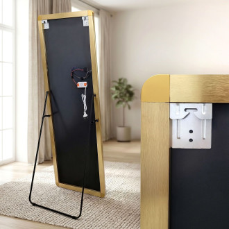 Zrcadlo LED Classico 60x170cm Brush Gold