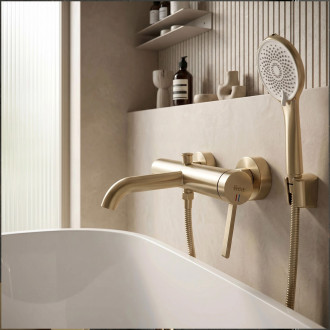 Sprchová hlavice REA JS-020 BRUSH GOLD