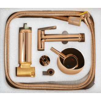 Bidetová baterie REA LUNGO LOOP Copper
