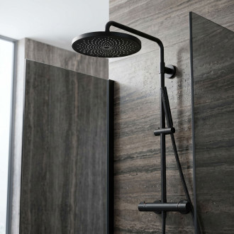 Kulatá dešťová sprcha REA JS-021B Black