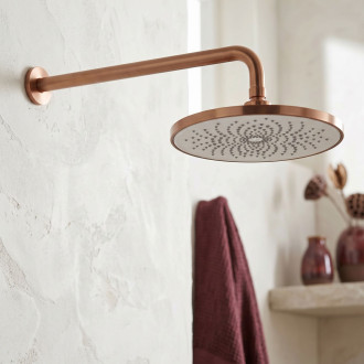 Kulatá dešťová sprcha REA JS-021BRG Brush Copper
