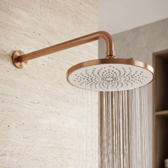 Kulatá dešťová sprcha REA JS-021BRG Brush Copper