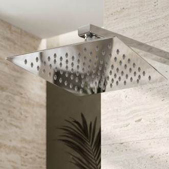 Čtvercová hlavová sprcha REA JS-P015 25cm Chrome
