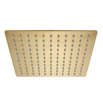Rea Čtvercová hlavová sprcha REA JS-P015BG 25cm Brush Gold REA-P0611