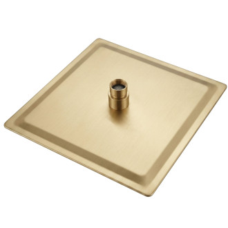 Čtvercová hlavová sprcha REA JS-P015BG 25cm Brush Gold