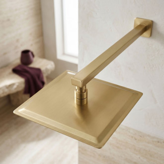 Sprchové rameno čtvercové REA JS-9022BG 40cm Brush Gold