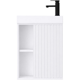 CERANO - Umyvadlová skříňka pro WC Sofia - bílá matná - 49,5x62x25 cm