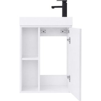 CERANO - Umyvadlová skříňka pro WC Sofia - bílá matná - 49,5x62x25 cm