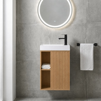 CERANO - Umyvadlová skříňka pro WC Sofia - dub medový - 49,5x62x25 cm
