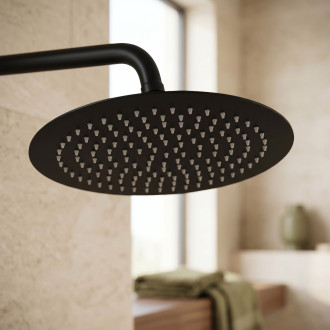 Kulatá dešťová sprcha REA JS-P014B 25cm Black