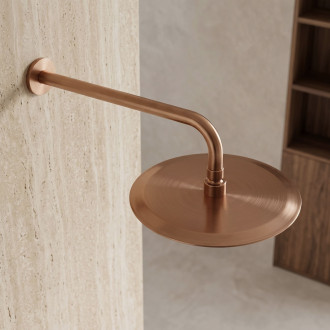 Kulatá dešťová sprcha REA JS-P014BRG 25cm Brush Copper