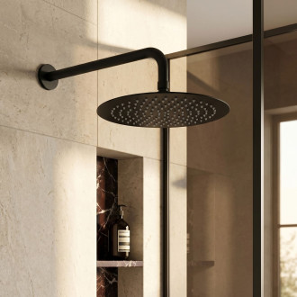 Kulatá dešťová sprcha REA JS-P014B 30cm Black