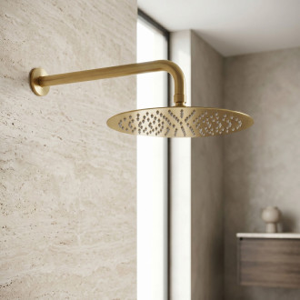 Kulatá dešťová sprcha REA JS-P014BG 30cm Brush Gold