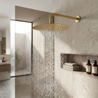 Kulatá dešťová sprcha REA JS-P014BG 30cm Brush Gold
